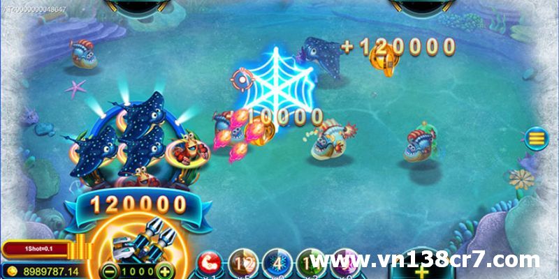 Bắn cá tài lộc đổi thưởng với đa dạng phòng và thể loại game